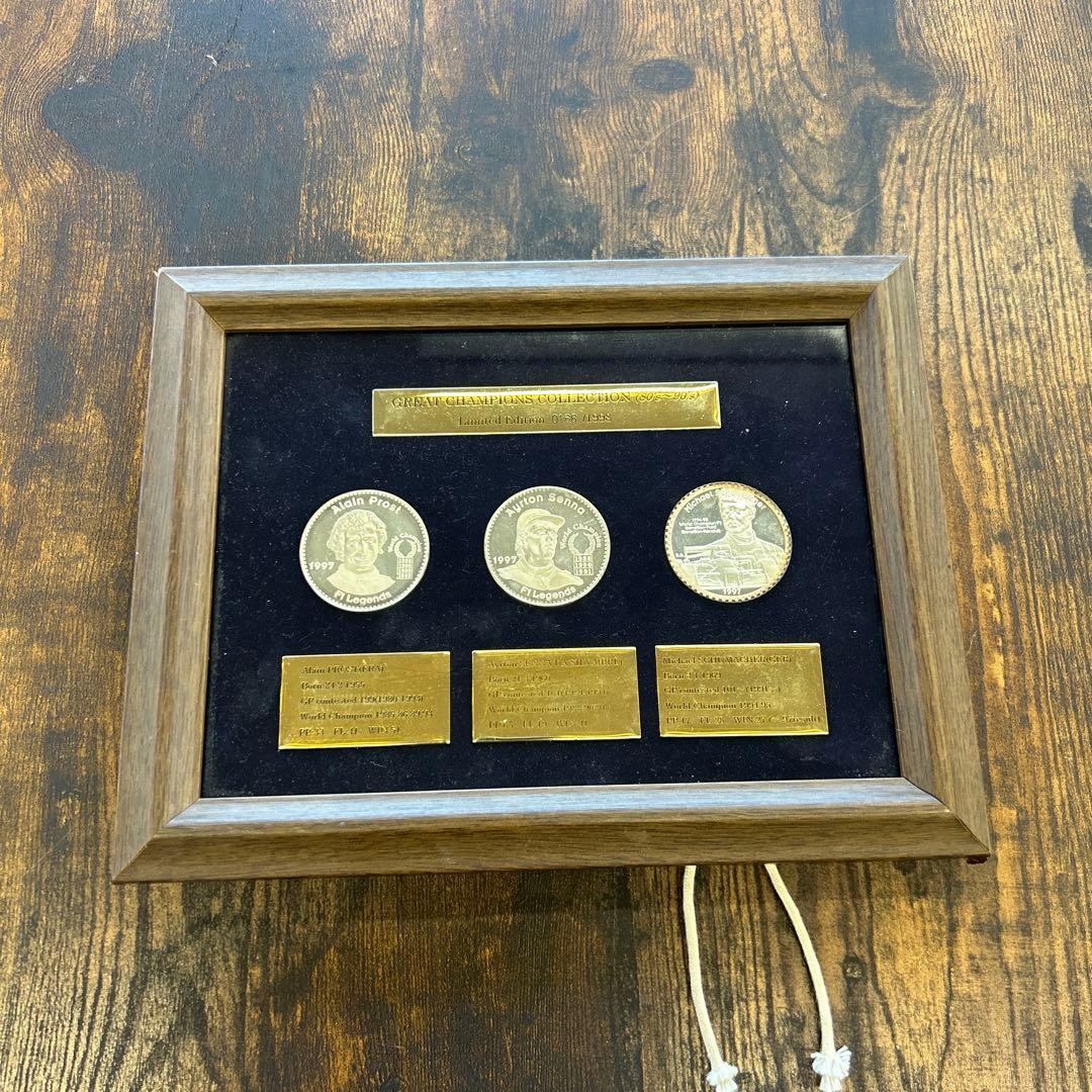 アイルトンセナ/アランプロスト/ミハエルシューマッハ  シルバーメダル 限定品