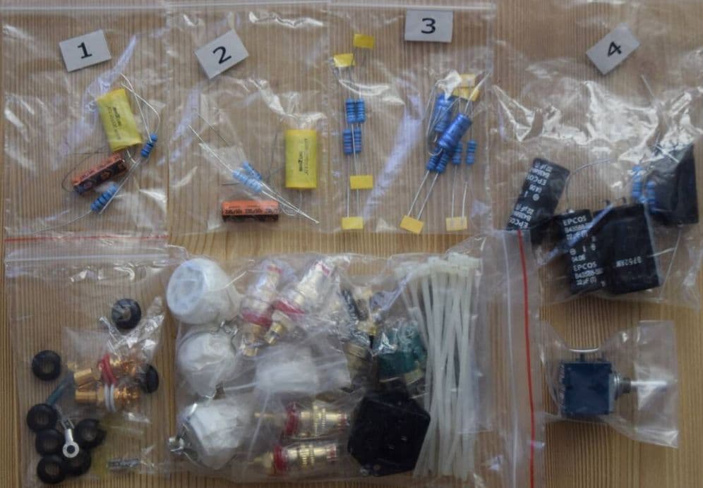 新品未使用未組立　SOUND BASE 6V6GT シングル真空管アンプキット