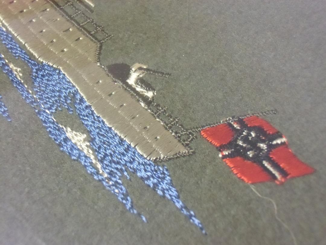 ドイツ軍＊海軍＊装甲艦アドミラル・グラーフ・シュペー 在郷軍人会額装（実物）