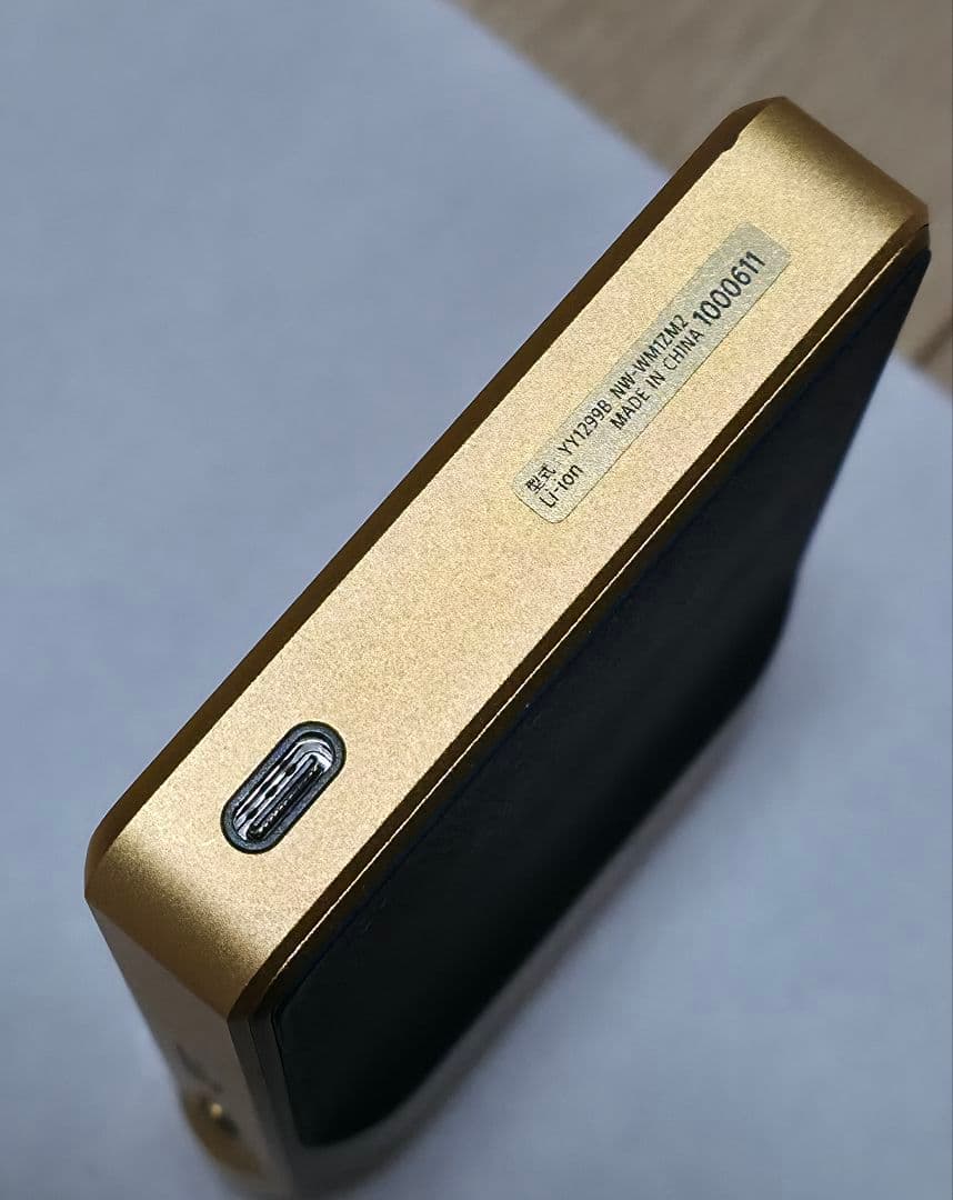 SONY NW-WM1ZM2 ゴールド✨️美品✨️本革ケース付