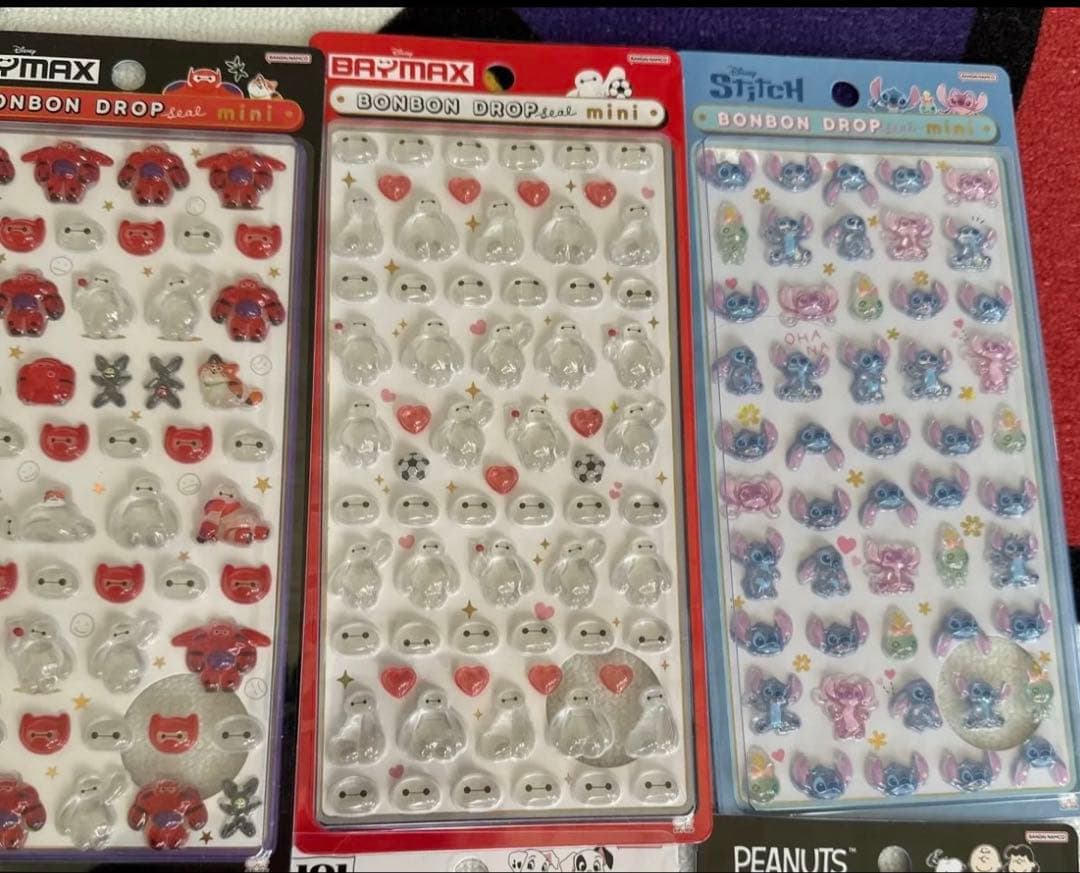 ディズニー スヌーピー ボンボンドロップミニ シール 12枚セット まとめ売り