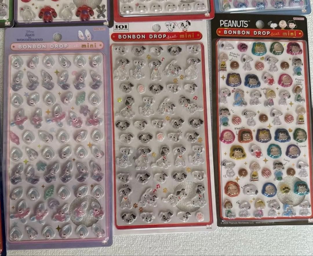 ディズニー スヌーピー ボンボンドロップミニ シール 12枚セット まとめ売り