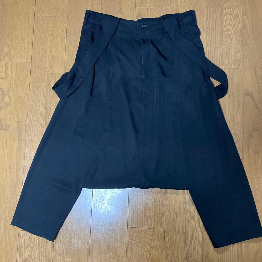 BLACK COMME DES GARÇONS サスペンダー付きサルエルパンツ