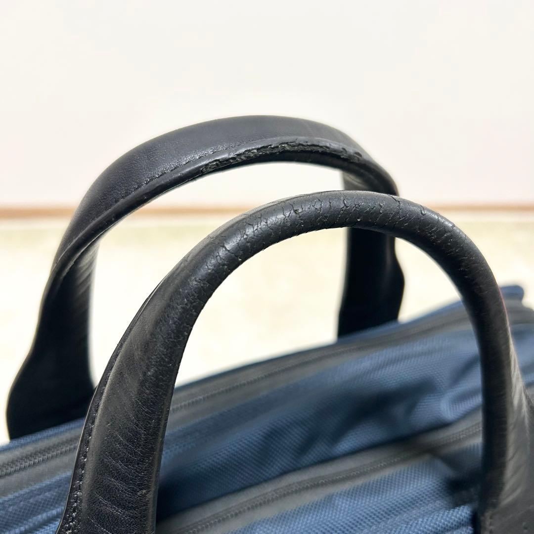 美品　TUMI × SHIPS ブリーフケース　ビジネスバッグ　ネイビー　コラボ