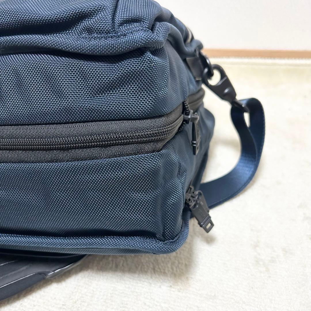 美品　TUMI × SHIPS ブリーフケース　ビジネスバッグ　ネイビー　コラボ