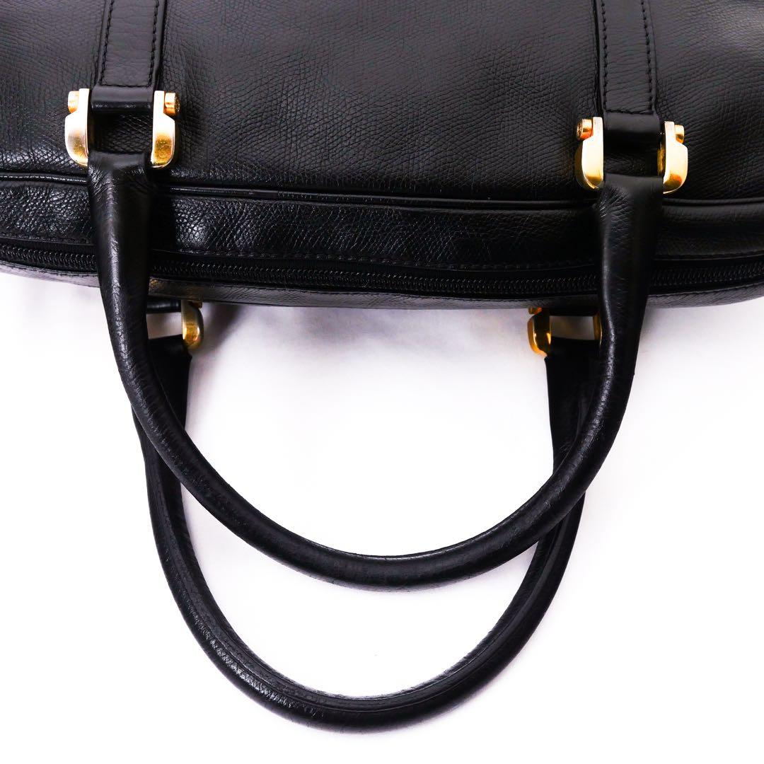 美品 LOEWE ロエベ アナグラム ブリーフバッグ ビジネスバッグ 黒