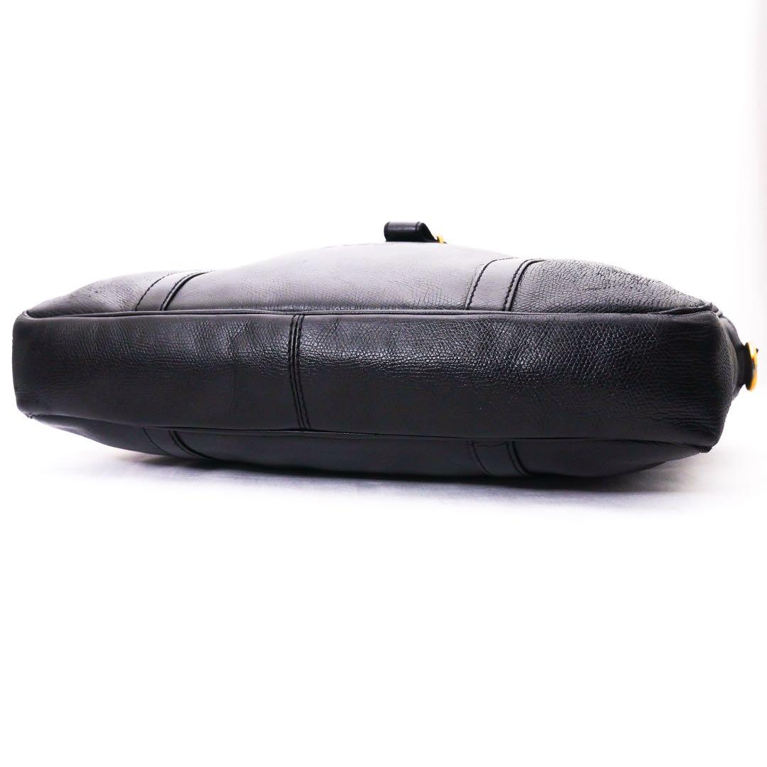 美品 LOEWE ロエベ アナグラム ブリーフバッグ ビジネスバッグ 黒