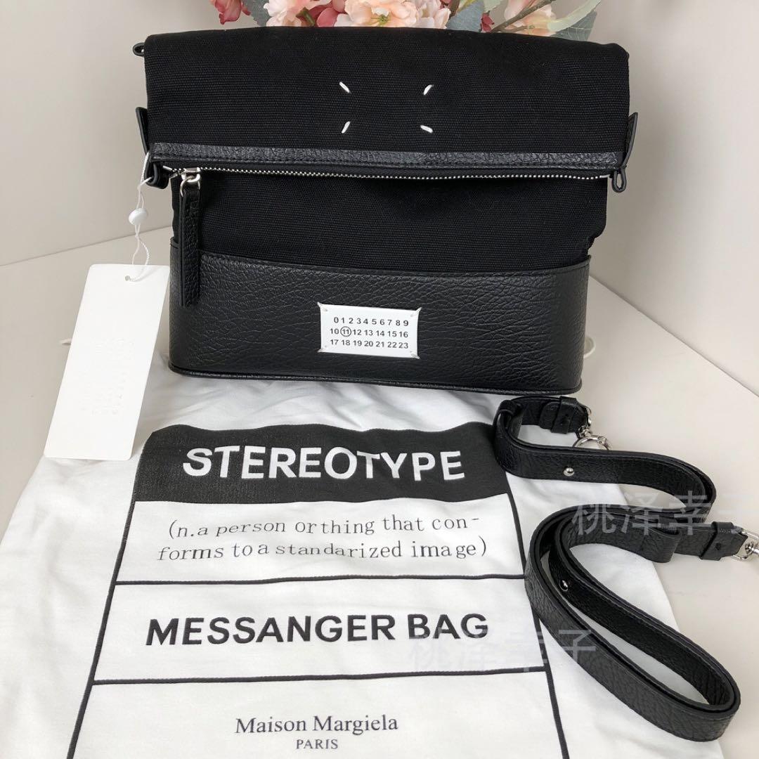 メゾンマルジェラ ショルダーバッグ バケットバッグ 黒