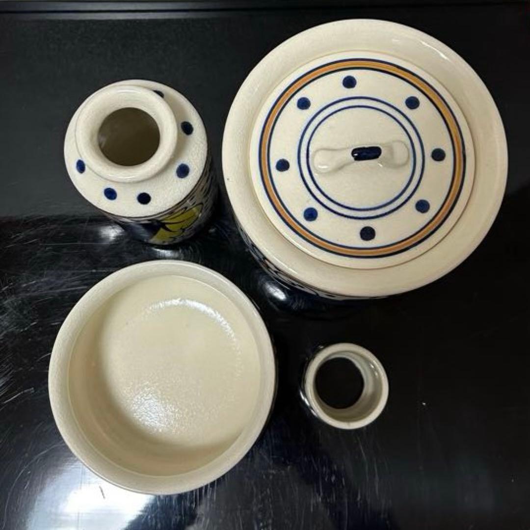 阿蘭陀葉莨皆具　茶道具懐石茶箱鵬雲斎坐忘斎淡々斎即中斎而妙斎棗水指茶杓香合棗茶碗