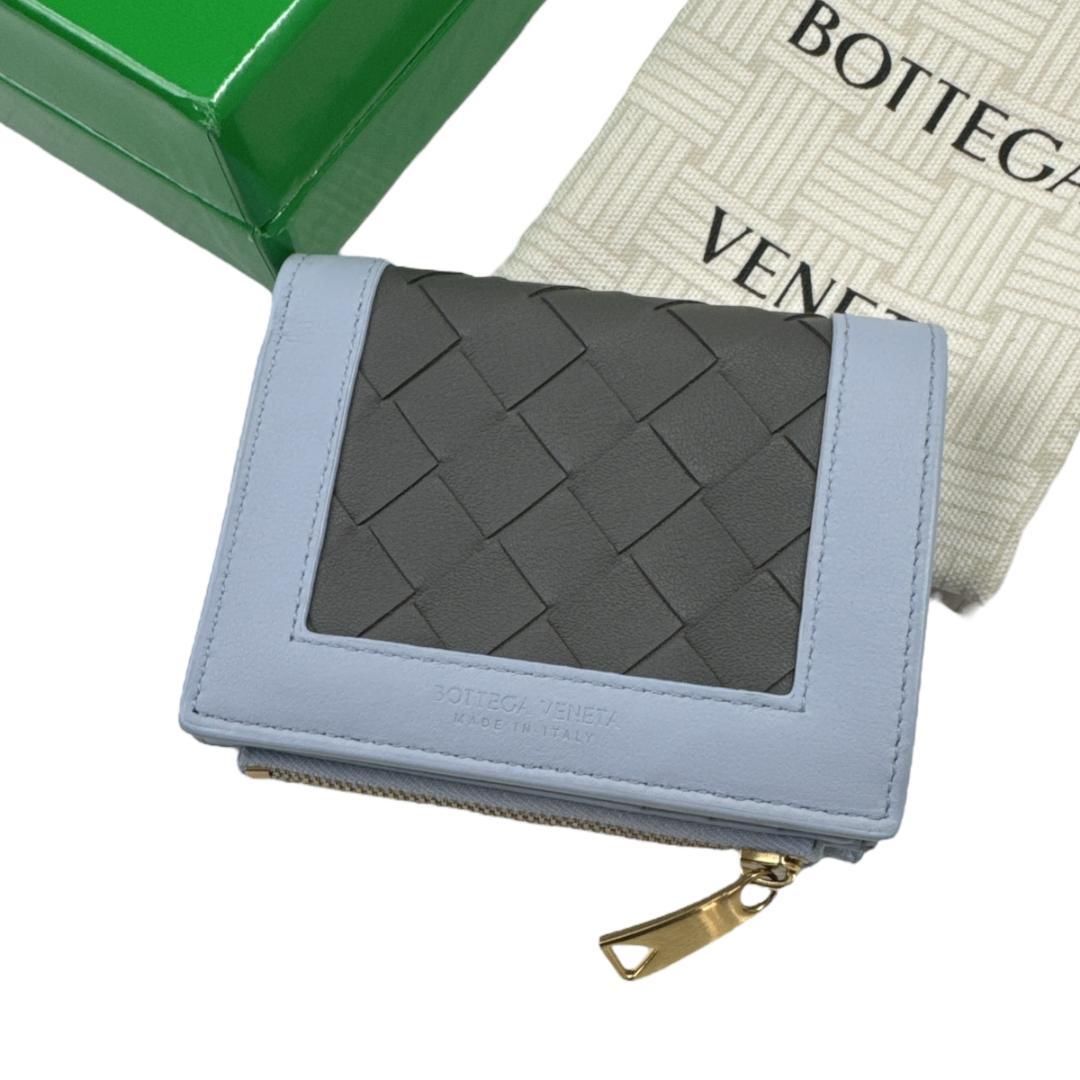 BOTTEGA VENETA 二つ折り財布 アンゴロ コンパクトウォレット