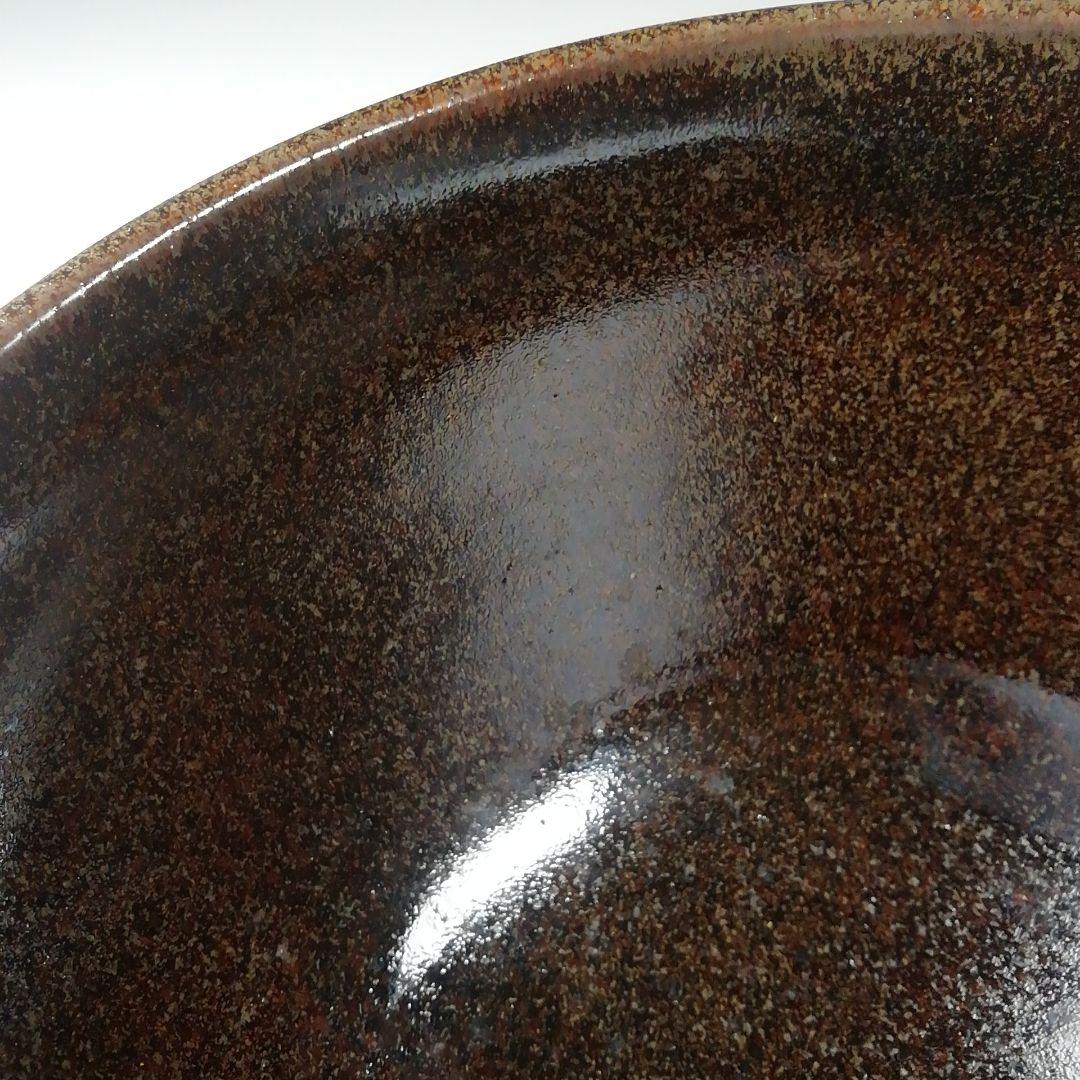 Ｔ４９９　茶碗　『金彩　藤』『膳所焼』『淡海ぜぜ　陽炎園造』共箱　抹茶碗　茶道具