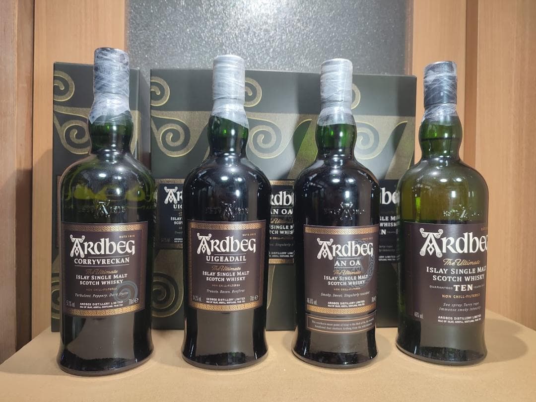 4本セット　アードベッグ・コリーヴレッカン・ウーガダール・ANOA・10年