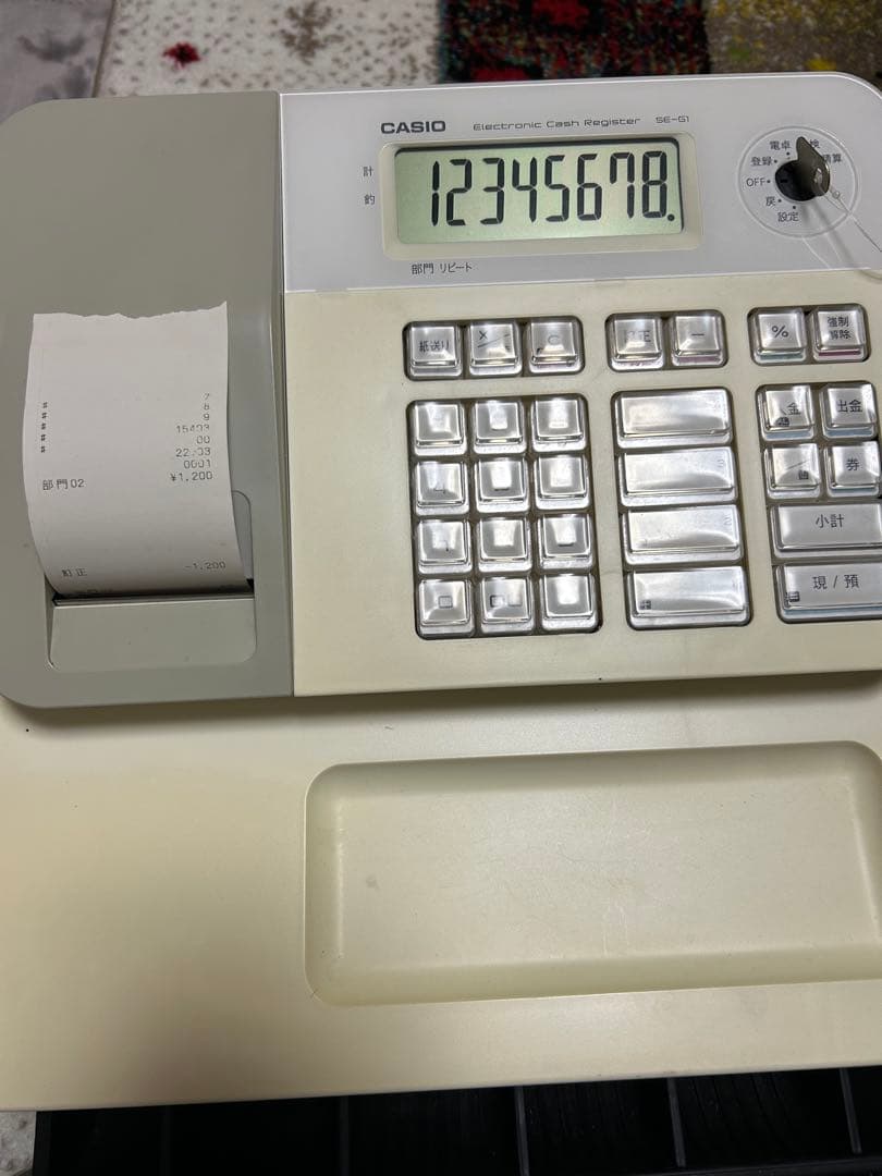 CASIO レジスター SE-G1