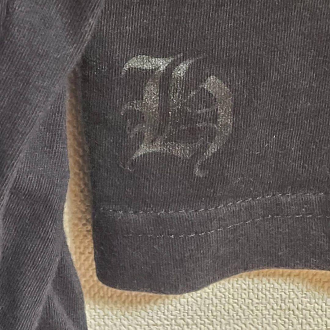 クロムハーツ バック アーチロゴ カットソー Tシャツ ロンT 長袖 M 黒