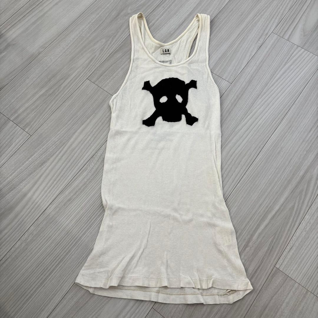 LGB ルグランブルー スカルタンクトップ ノースリーブ BE ALIEN!