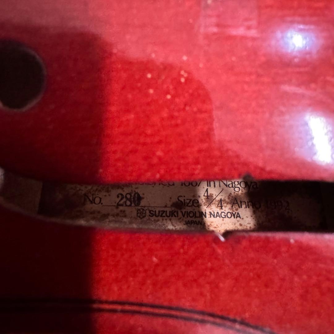 SUZUKI スズキ バイオリン NO.280 4/4 ANNO.1992