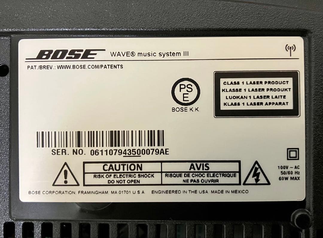 その他 Bose Wave SoundTouch music system