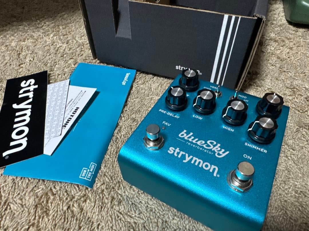 【ほぼ未使用】strymon blueSky V2リバーブエフェクター