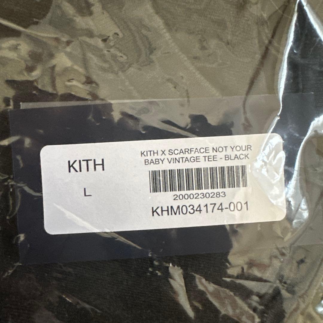 KITH x SCARFACE NOT YOUR BABY TEE L ブラック