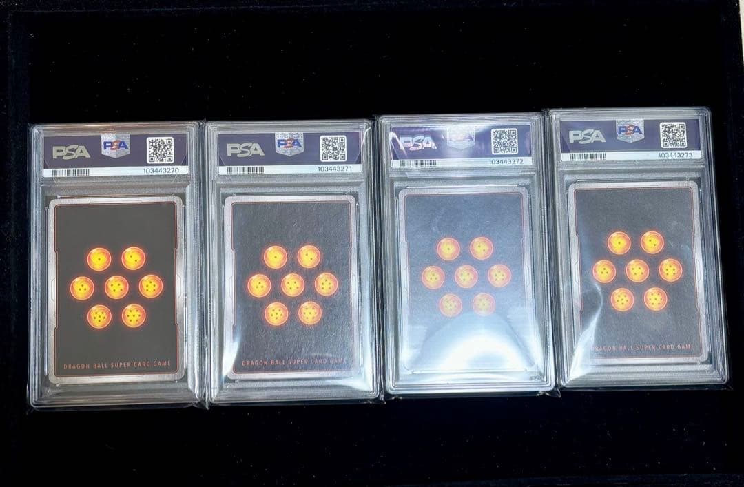 【PSA10/4連番】悟空 ベジット GT 鏡 SCR⭐︎⭐︎ スーパラ 連番