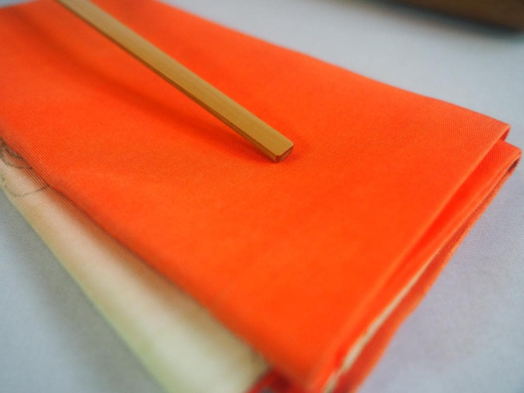 裏千家14世淡々斎宗室自作　竹茶杓　銘：早苗（共箱）下削り：12代黒田正玄