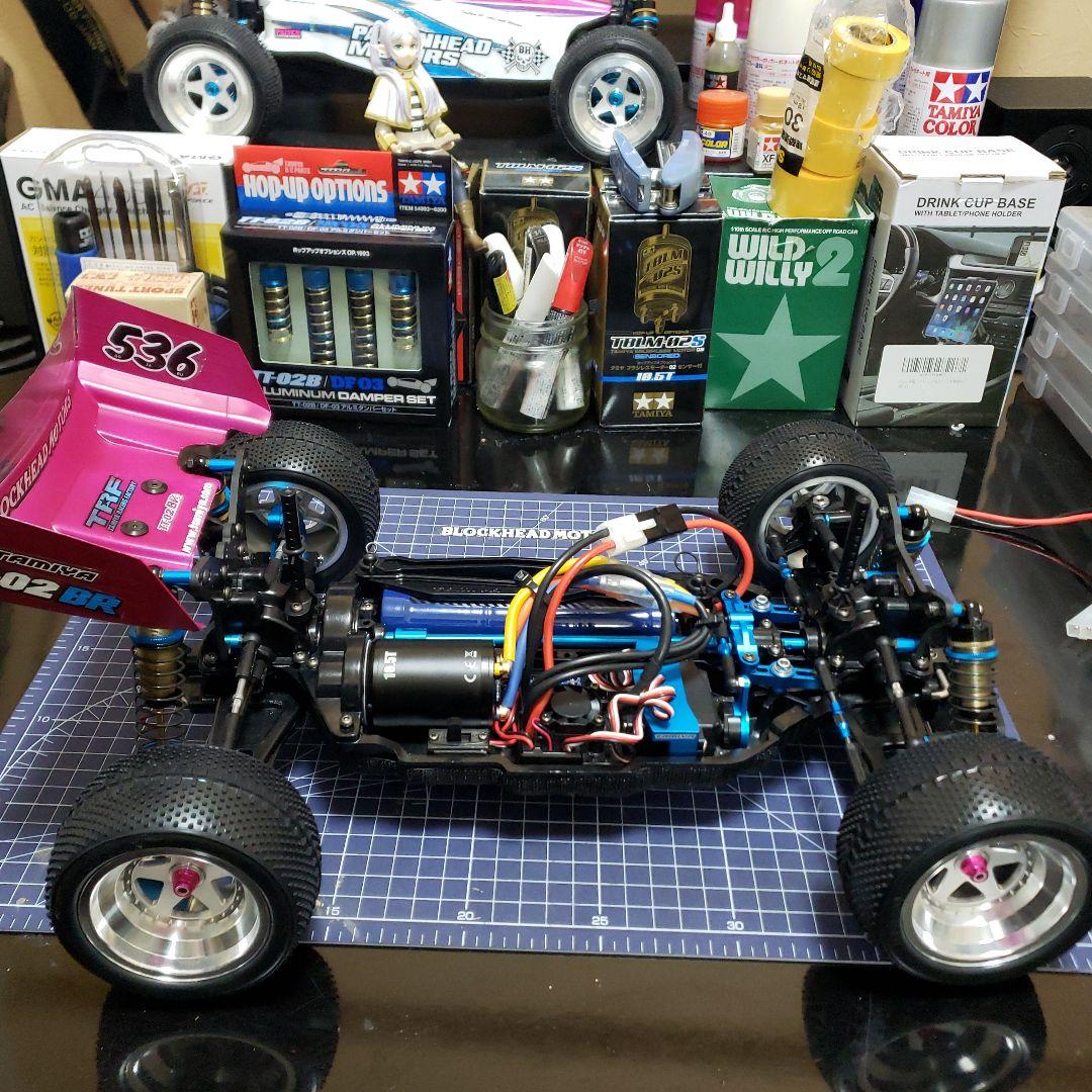 TT02BR フルオプション　タミヤ　ネオスコーチャーボディ　ハイエンド