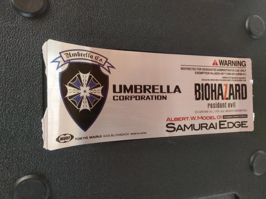 東京マルイ ガスブローバックガン サムライエッジ アルバート.W.モデル 01
