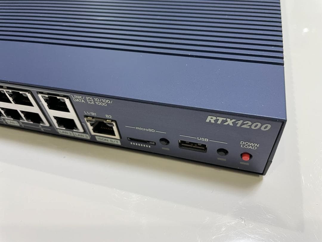 YAMAHA RTX1200 VPNルーター 動作確認済み