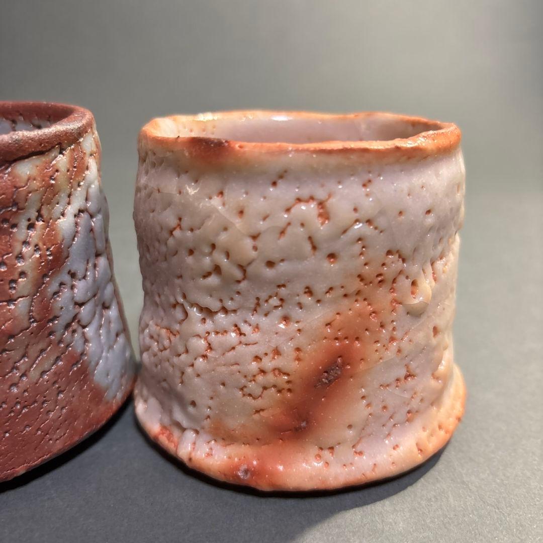 志野焼　湯呑　２客