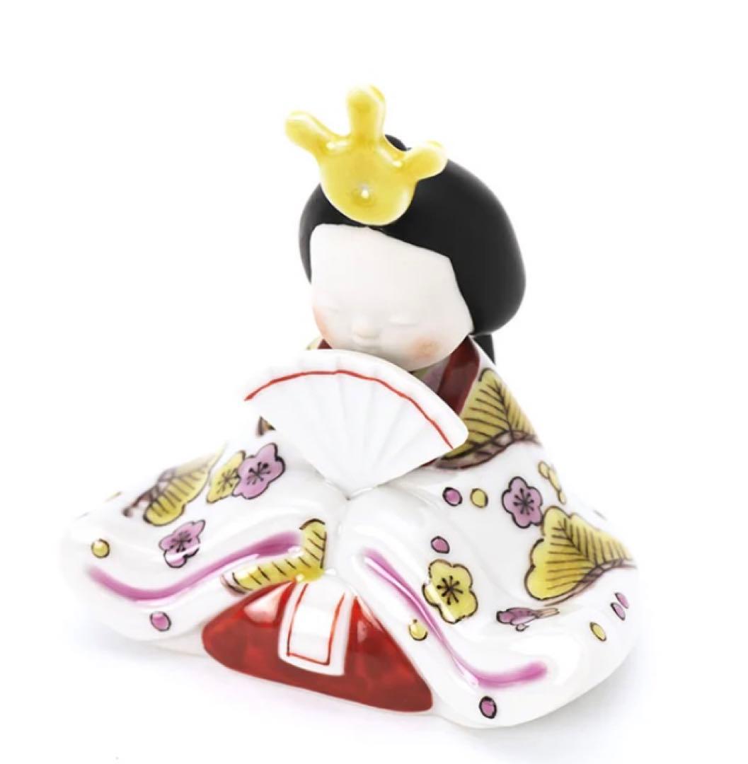 【ハコ】上出長右衛門窯 (九谷焼) 雛人形