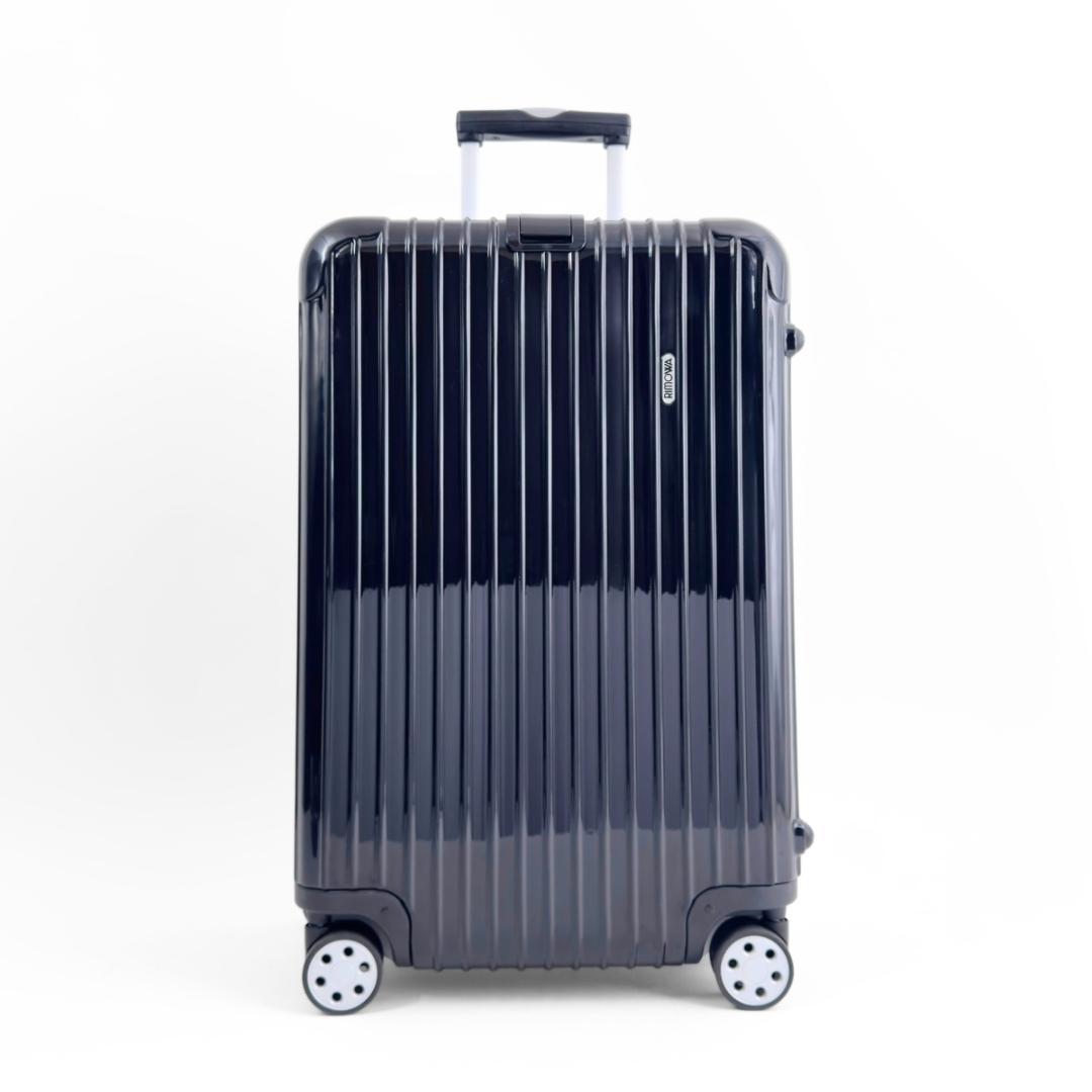 美品 リモワ サルサデラックス 58L 4輪 TSAロック チェックインM 黒