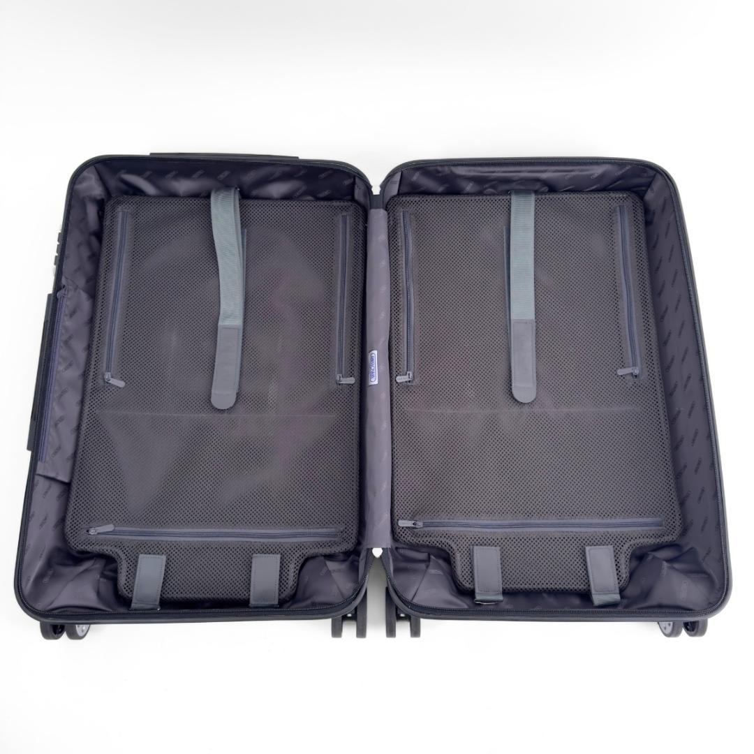 美品 リモワ サルサデラックス 58L 4輪 TSAロック チェックインM 黒