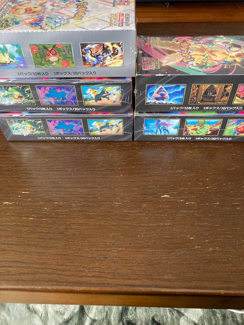 インフェルノX 3箱、テラスタルex1箱、メガドリーム1箱　未開封シュリンク付