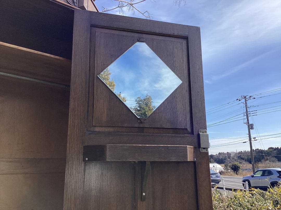 英国　アンティーク　ワードローブ　クローゼット　木製