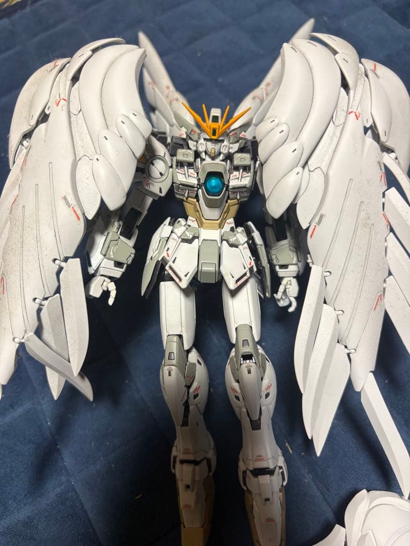 mgウイングゼロカスタム　kaのスーホワイト風塗装