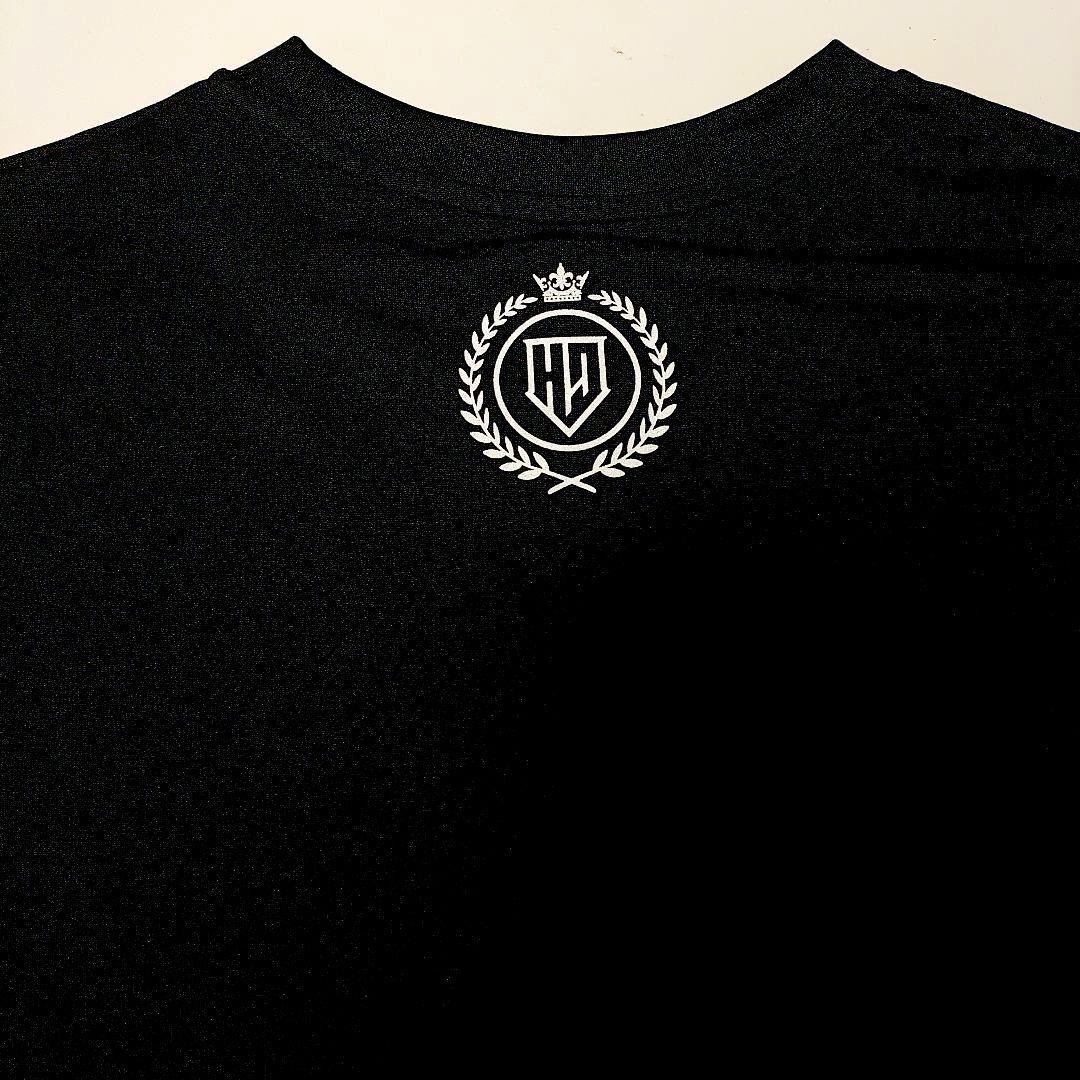 ★HALEO TOP TEAM ★MESH TEE　BLACK　【半袖】【ＸＬ】