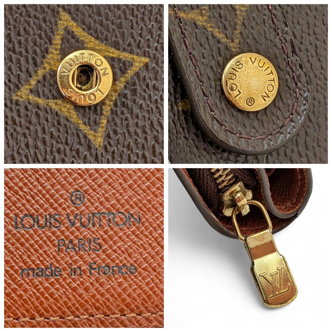 美品 ルイヴィトン モノグラム コンパクトジップ 956