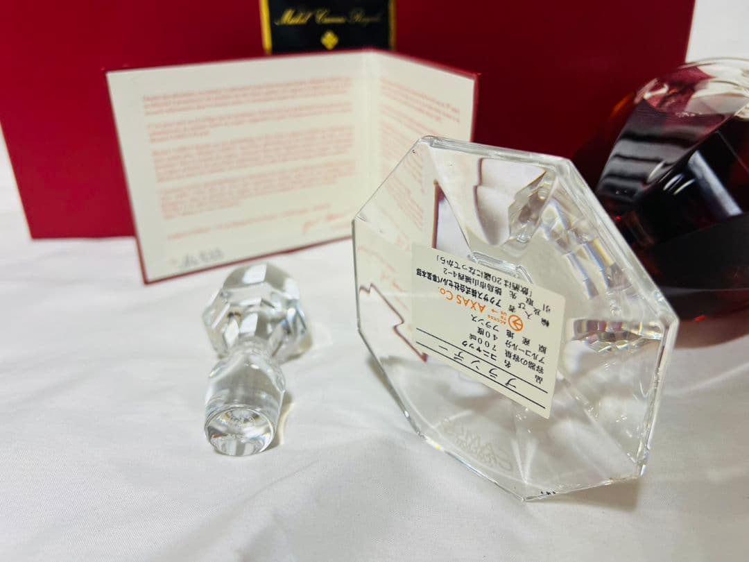 カミュ ミシェル　ロイヤル　バカラ クリスタル　替栓・冊子・化粧箱付き！未開封