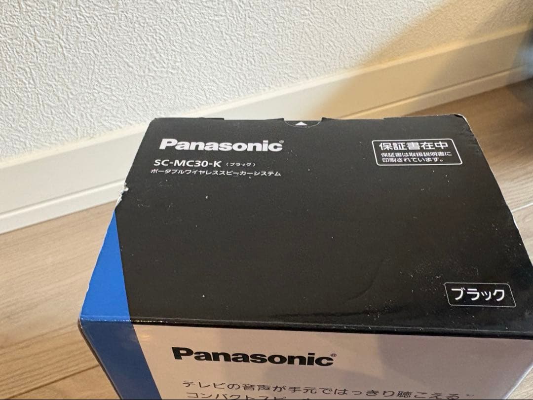 新品未使用　Panasonic SC-MC30-K コンパクトスピーカー