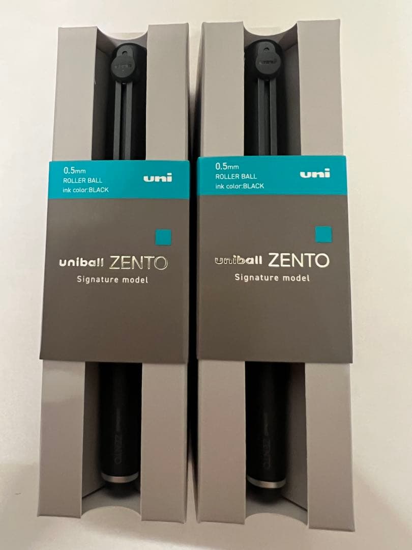 ユニボールゼント シグニチャーモデル 0.5mm ブラック 2本セット