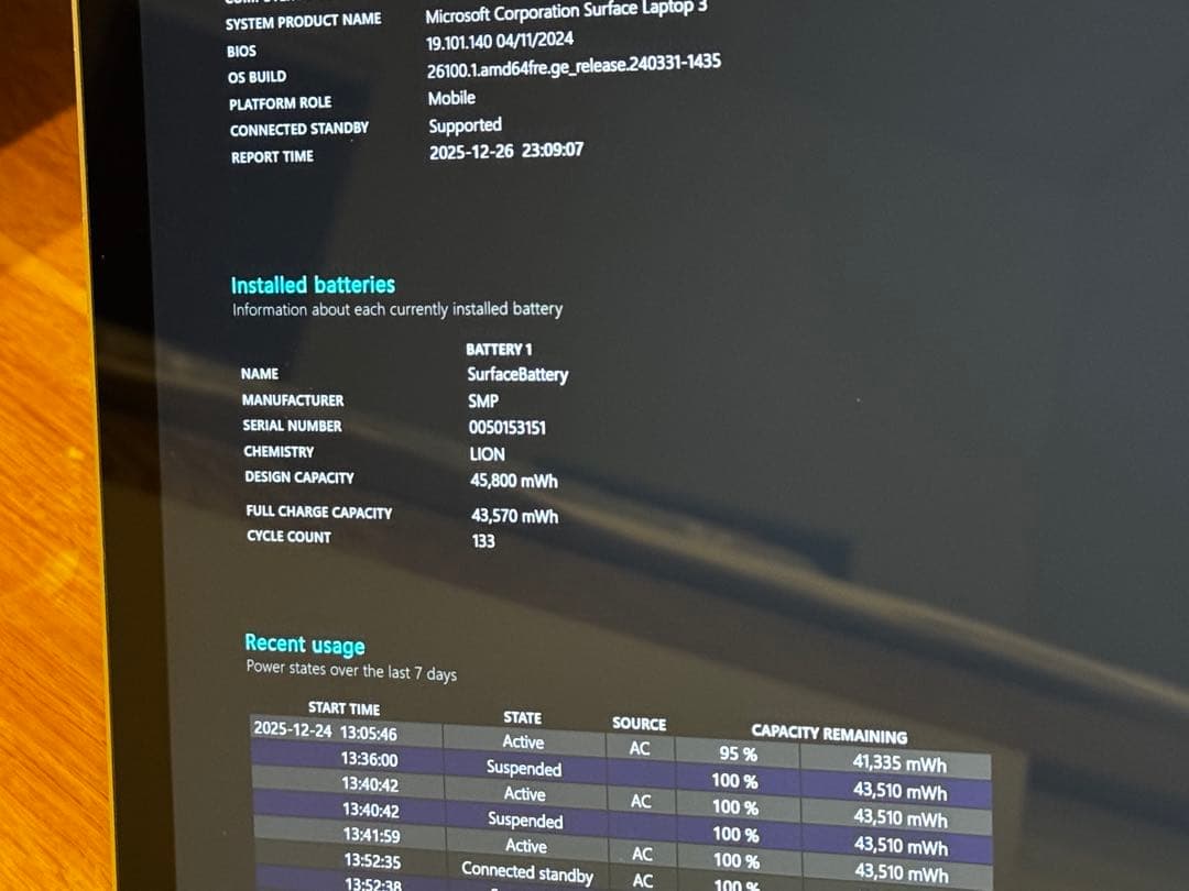 Microsoft Surface Laptop 3 シルバー 13.5インチ