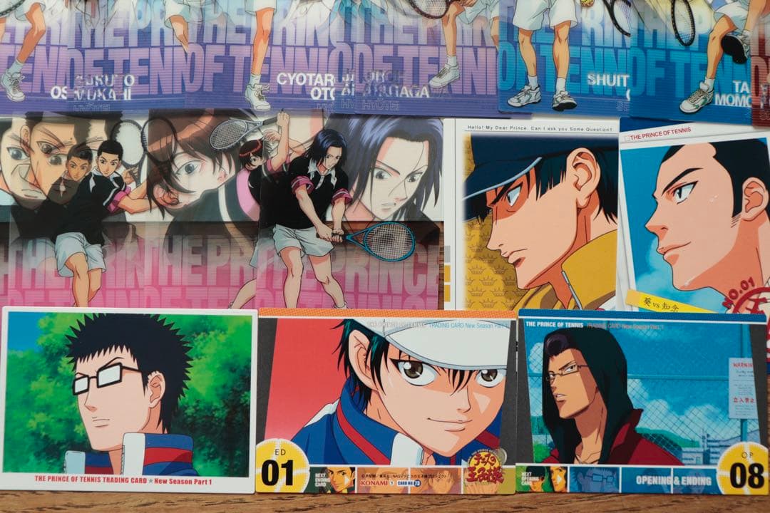テニスの王子様　シャイニングクリアカード　トレカ　38枚セット