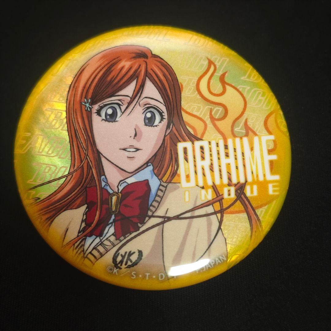 ブリーチ　井上織姫　クリスタライト　缶バッジ 　　BLEACH