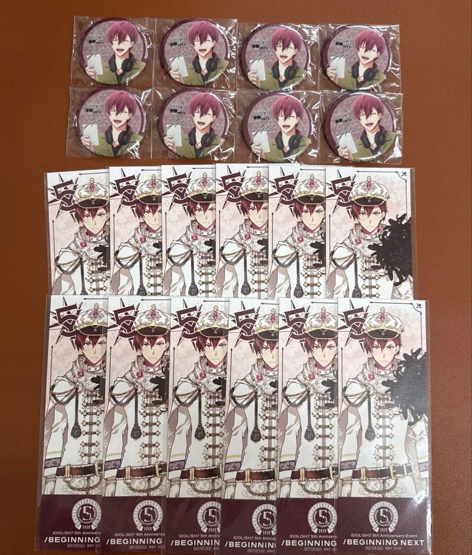 アイナナ 12HITS! 缶バッジ 5周年フェスチケ カード トウマ