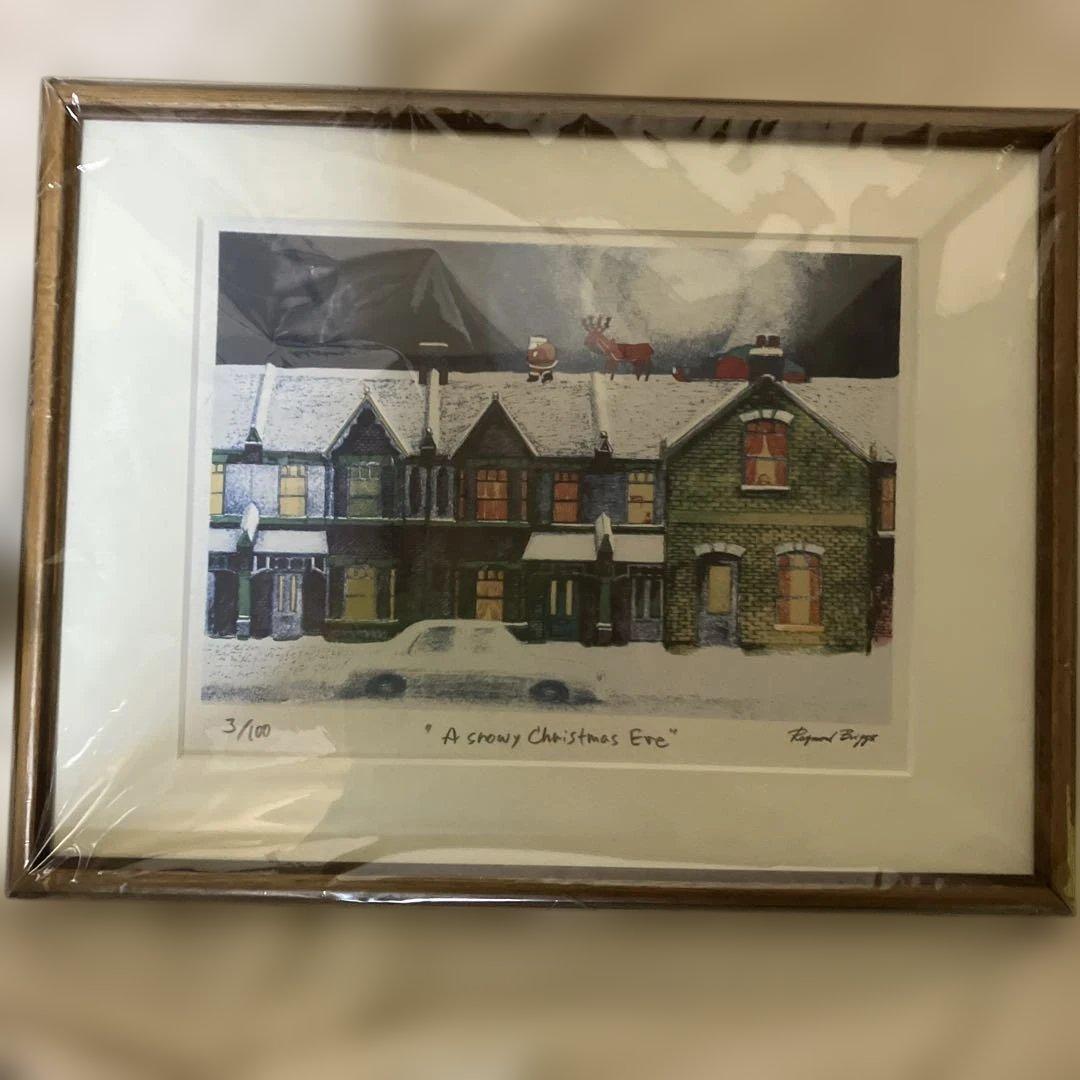 シルクスクリーン A y Christmas Eve 3/100