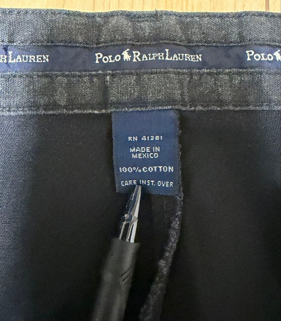 90s　ポロラルフローレン　ポロチノ　ブラック　ANDREW PANT
