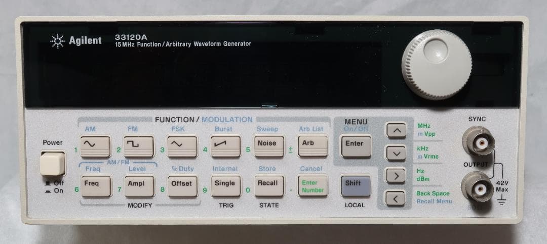Agilent 33120A ファンクションジェネレータ
