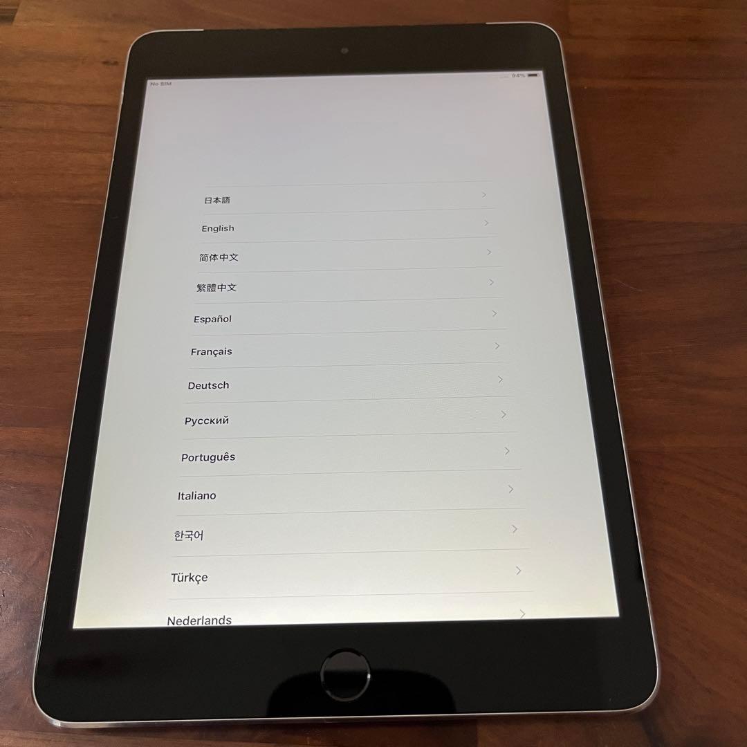 iPad mini3 16GB wifi + cellular スペースグレイ