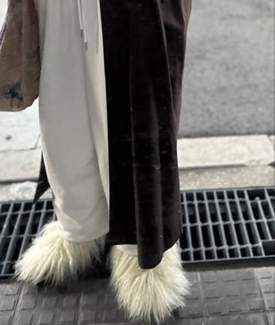 mediam ファー　ブーツカバー　レア★