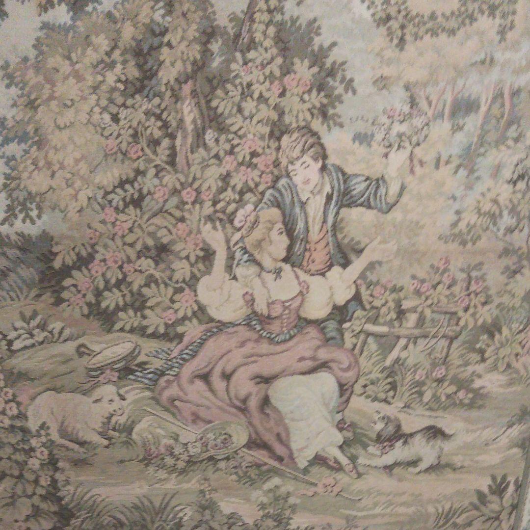 大型ゴブラン織、アンティーク絵画